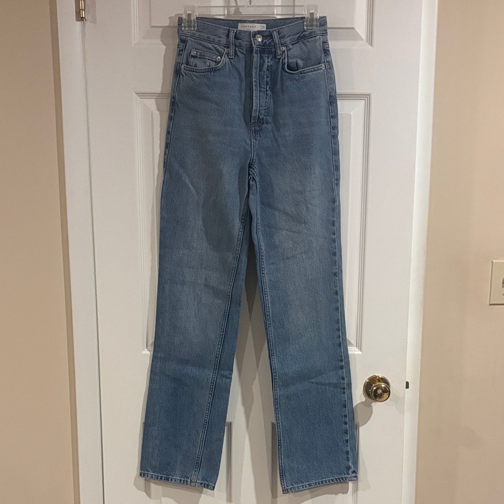 Topshop Kort Women's Light Blue Denim Jeans size‎ 26x32